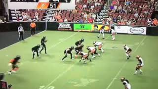 Jeffrey Legree Wichita force cif Arena Football champs 2016 [upl. by Odilo]