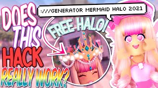 IS THERE REALLY A NEW HACK TO GET FREE HALOS IN ROYALE HIGH ROBLOX Royale High Tik Toks amp Tea [upl. by Dez857]