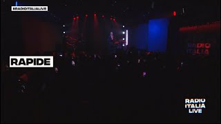 Mahmood singing Rapide at RadioItalia live [upl. by Asit]