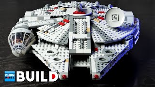 LEGO Speed Build STAR WARS 75257 Millennium Falcon  Beat Build [upl. by Richella252]