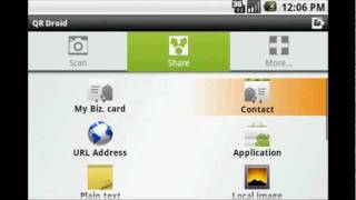 Sample usage of QR Droid [upl. by Rashida]