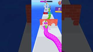 😱SNAKE RUN RACE youtube games funny bridgerace [upl. by Ynnus]