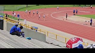 U23 Womens 4 x100m Team Sask lane 6 [upl. by Notneiuq]