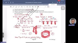 Question 25 Part 2 Solution  Mendelian Genetics amp Population Genetics [upl. by Sheply547]