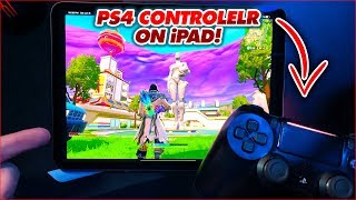 USE PS4 CONTROLLER WITH iOS GAMES LIKE FORTNITE  CONNECT CONTROLLER TO IOS 13 NO JAILBREAK [upl. by Georgena]