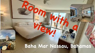 Grand Hyatt Baha Mar Room TourRoom 1426 West Tower King Bed Ocean View with Balcony July 2024 [upl. by Anitsej144]