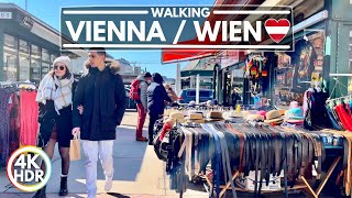 🇦🇹 Naschmarkt Vienna‘s Most Popular Market  Austria 2022  4KHDR Walk Tour [upl. by Settle]