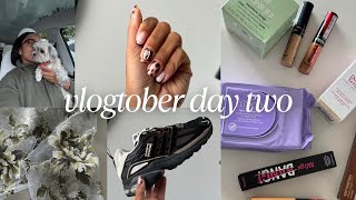 vlogtober day two  Fall nails Ulta haul new pickups amp more  Faceovermatter [upl. by Delly841]