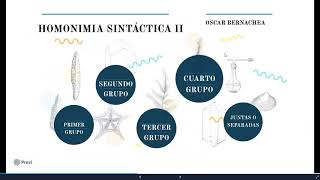 SECUNDARIA QUINTO EULER CLASE22 CL HOMONIMIA SINTÁCTICA II OSCAR BERNACHEA [upl. by Blaseio]