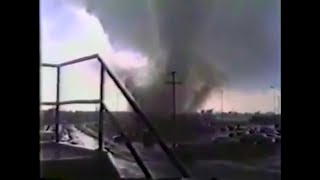 Andover Kansas Tornado hits McConnell AFB  April 26 1991 [upl. by Eadith866]