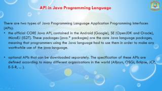 Lesson  02  J2EE Basics  API in Java Programming Language [upl. by Anrapa]