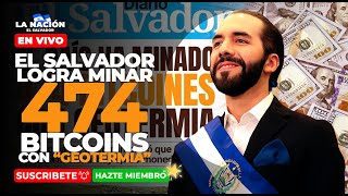 EnVivo  EL SALVADOR LOGRA MINAR 474 BITCOINS USANDO GEOTERMIA🔴NoticieroElSalvador [upl. by Raffaello]