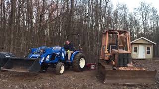 New Holland Workmaster 33  LS Tractor XG3032H Zero Degrees Cold Start [upl. by Dexter]