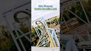 Ride Element Double Heartline Roll rollercoaster [upl. by Khichabia]