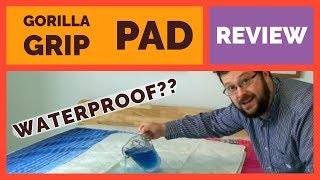 Bedwetting Mattress Pad by Gorilla Grip  Incontinence Product Waterproof Test [upl. by Yaj]