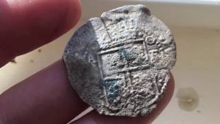 Capitana Shipwreck Potosi 1652 8 Reales Cob Transitional Type [upl. by Nadnerb277]