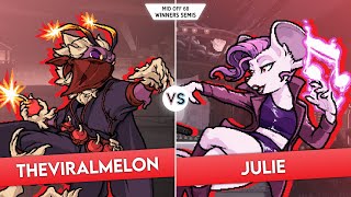 TheViralMelon Mollo vs julie Pomme  Mid Off 68 Winners Semis [upl. by Cora]