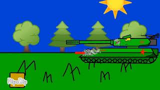 tank  ratte vs arta monster flipaclip animation [upl. by Ahsatel]