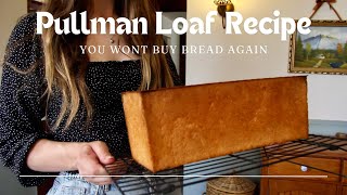 Pullman Loaf Recipe The ultimate sandwich bread for a WEEK Pain de mie [upl. by Ahsyekal]