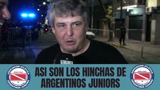 Así son los HINCHAS de ARGENTINOS JUNIORS  El Termometro del Hincha [upl. by Cassilda228]