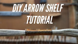 Arrow Shelf Tutorial  How to add a cork arrow rest to your bow [upl. by Asereht]