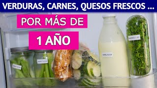 TRUCOS DE CONSERVACIÓN Para tus VERDURAS CARNES PANES Y QUESOS  SECRETOS REVELADOS [upl. by Swehttam815]