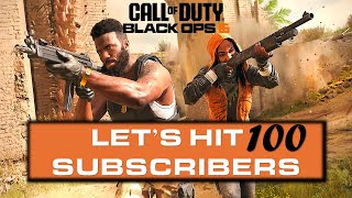 Lets hit 100 Subscribers Call of Duty Black Ops 6 Multiplayer Gameplay Levelling up guns and camos [upl. by Ralip]