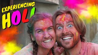 First Time Playing Holi in India 🇮🇳 OUR HOLI PARTY 2024 [upl. by Udall445]