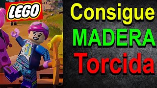 ¡Cómo CONSEGUIR madera torcida Rápido en LEGO Fortnite [upl. by Atenek]