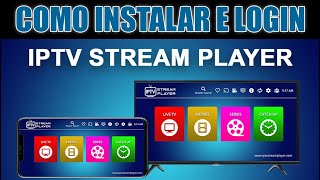 Como fazer Login e instalar o IPTV Stream Player [upl. by Nodle]