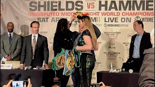 LIVE Claressa Shields vs Christina Hammer Press Conference [upl. by Edlyn]