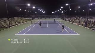 Playoff Finals  30 div  Nissan Titans vs Spin Doctors 11212024  Guam tennis [upl. by Ecnatsnok]