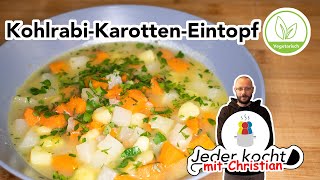 Jeder kocht  KohlrabiKarottenEintopf [upl. by Rihat]