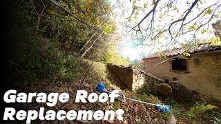 Transforming Our Farmhouse Garage Roof [upl. by Anairam336]