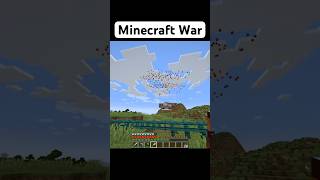 Minecraft war minecraft minecraftshorts minecraftmemes Credit  FloTech [upl. by Priestley956]