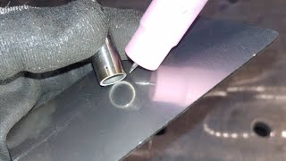 Amazing idea  How to TIG Welding 1mm Thin Tube and 1mm Thin Sheet [upl. by Onaicram]