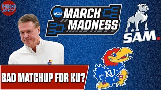 Samford could pose Kansas some troubles in the NCAA Tournament first round [upl. by Lecram530]