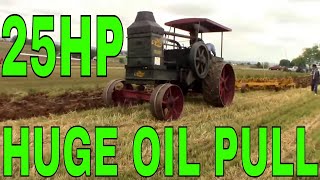 Rumely Oil Pull Tractor Plowing Field Advance Rumely Oil Pull 2545HP ROUGH AND TUMBLE KINZERS PA [upl. by Rihana]