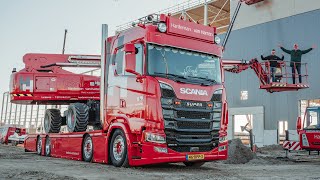 De mist in met oorverdovende Scania S650 van Hardeman van Harten [upl. by Trauts213]