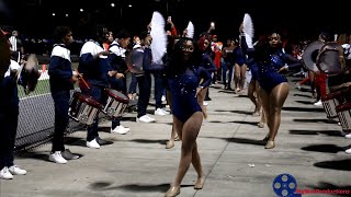 Abramson Sci Academy Marching Band Current  Alumni Marching In vs LWHiggins Homecoming 2023 [upl. by Eiramannod]