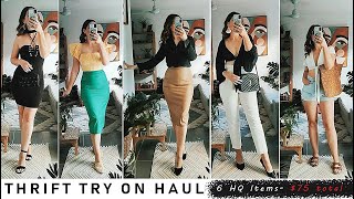 THRIFT HAUL  STYLING  What you can thrift in Australia under 75 in Lifeline Op Shop \ Try on haul [upl. by Hauhsoj737]