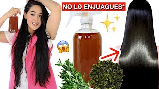 NO LO ENJUAGUES Y TU CABELLO NO DEJARA DE CRECER 😱 DETÉN LA CAÍDA DEL CABELLO Y CALVICIE✨❗️ [upl. by Enitnelav]