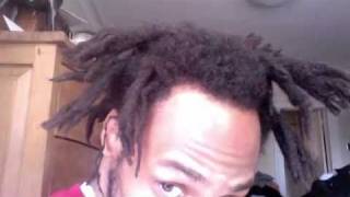 NATURAL ORGANIC NEGLECT FREEFORM DREADLOCKS 18 MONTHS pt2 [upl. by Retsek]