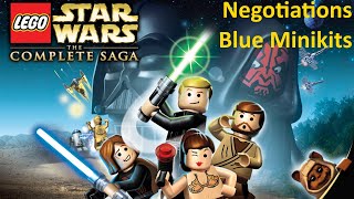 LEGO Star Wars The Complete Saga  Negotiations  All Blue Minikits [upl. by Behah]