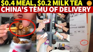 04 Meal 02 Milk Tea Share Meals Trending in China—Called Temu of Food Delivery [upl. by Anilehcim]