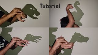 Hand Shadow Puppets Tutorial 2  Handicraft [upl. by Bink]