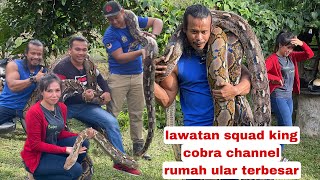 squad king cobra channel road tour rumah ular sawa terbesar di malaysia [upl. by Anicul343]