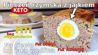 FANTASTYCZNY klops Czyli przepis na PIECZEŃ RZYMSKĄ na obiad niedzielny lub WĘDLINA [upl. by Ttimme]