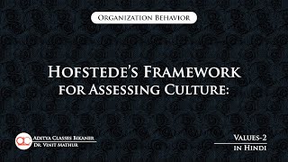 Hofstede’s Framework for Assessing Culture [upl. by Ykcin]