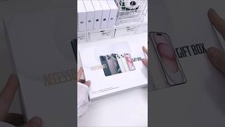 iPhone Gift Box Packing iphonegiveaway iphone16promax unboxingtech trending shorts unboxtime [upl. by Sevy]